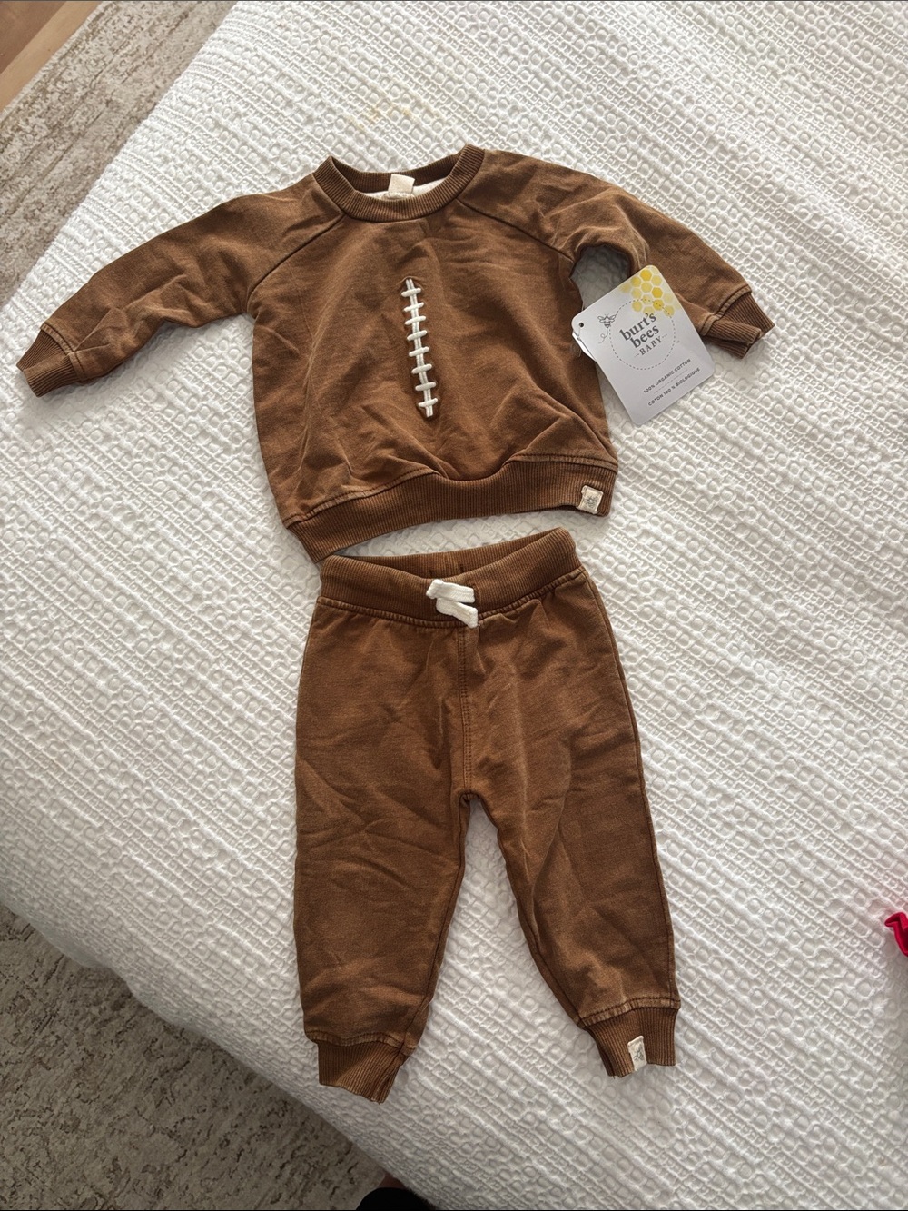Burt’s Bees Football Outfit Set NB